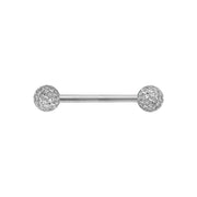 Crystal Titanium Barbell
