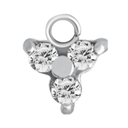 Trinity Pavé Charm