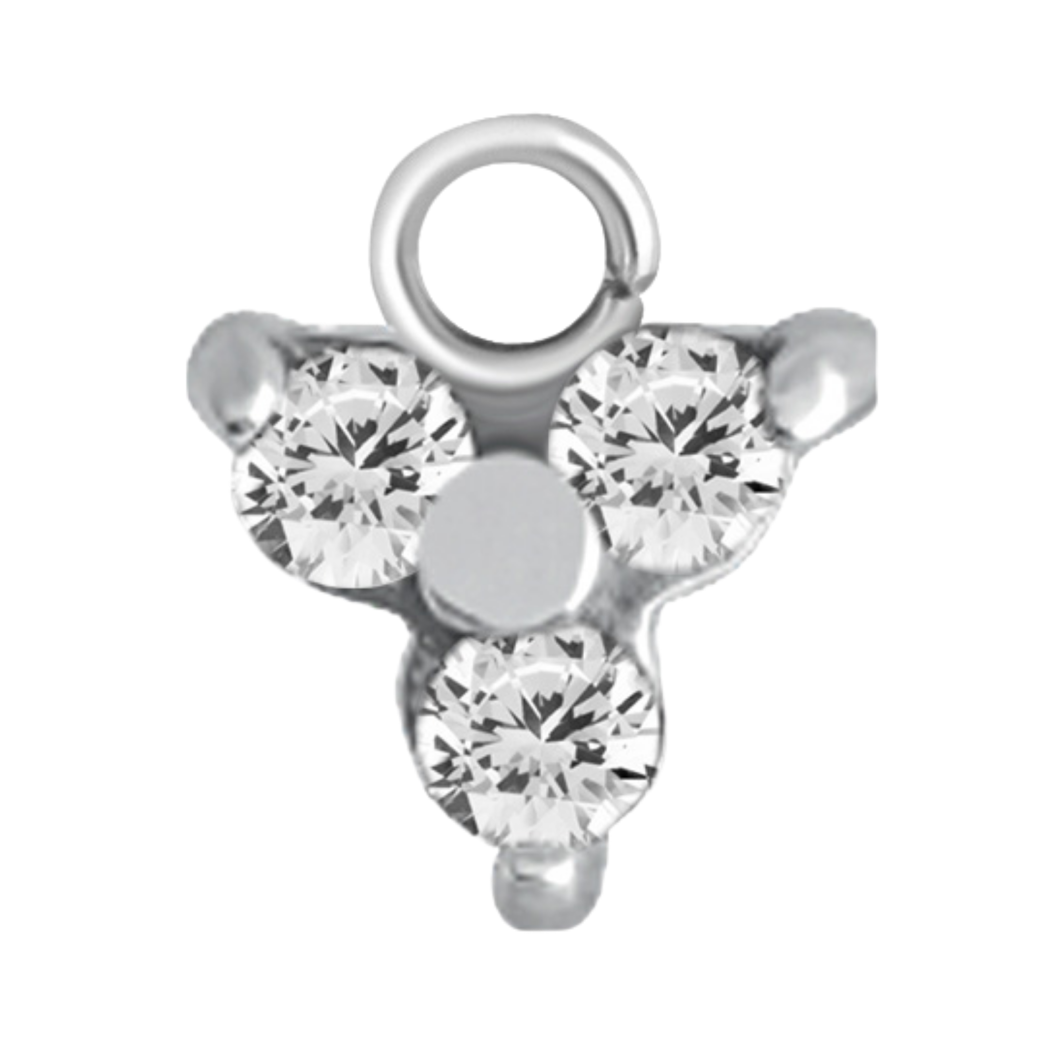 Trinity Pavé Charm