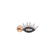 10th Eye Piercing Threaded Stud