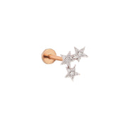 3 Star Threaded Stud