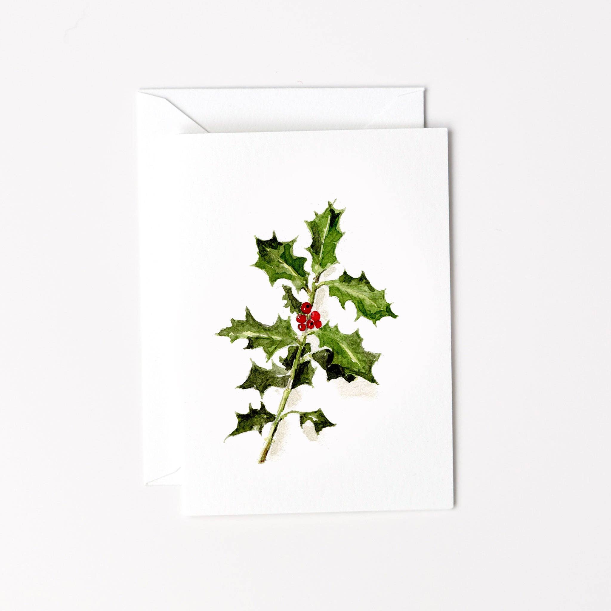 Holly mini notecard