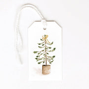 Christmas tree gift tags