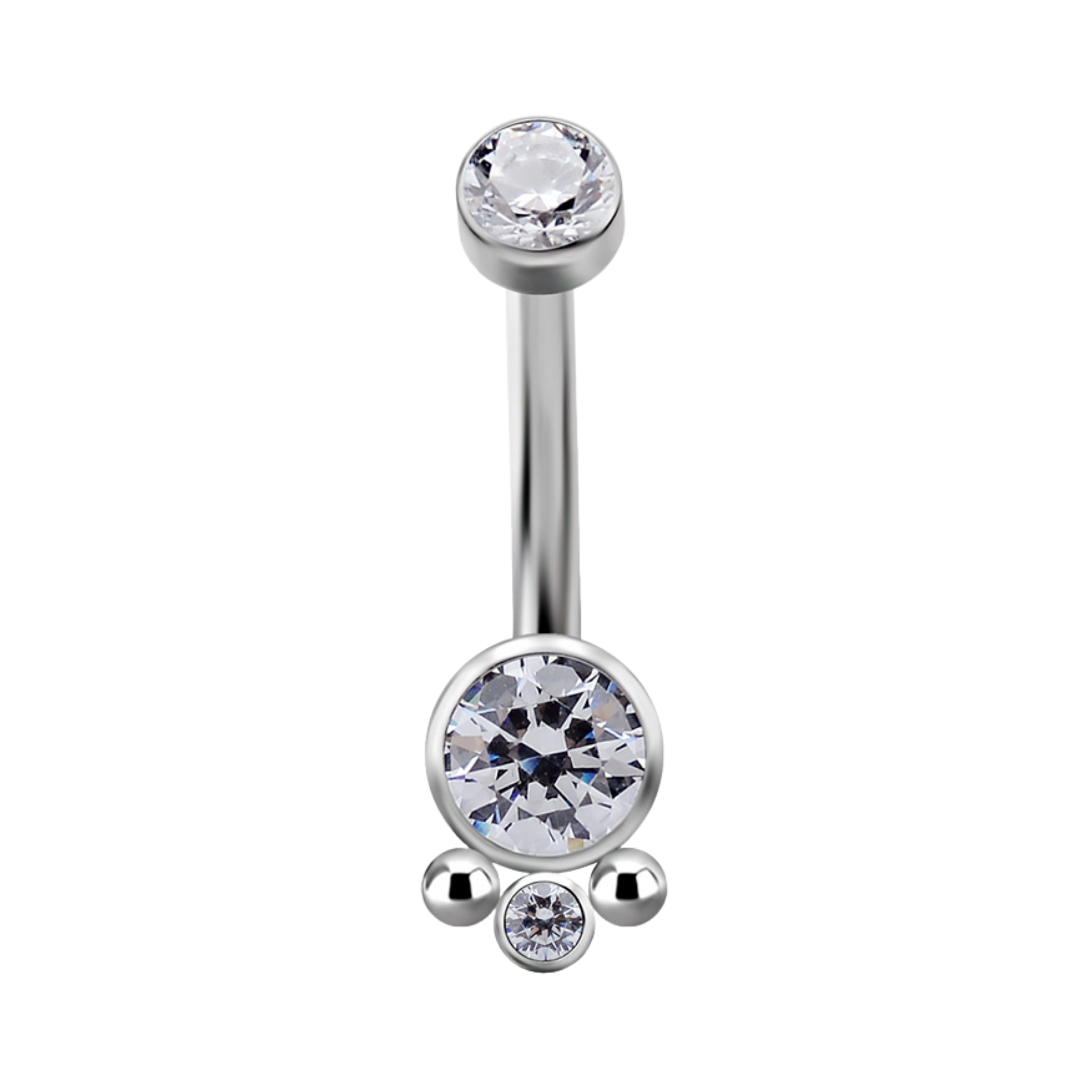 Néva Titanium Curved Barbell