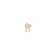 Amara Opal & Diamond Threadless Pin
