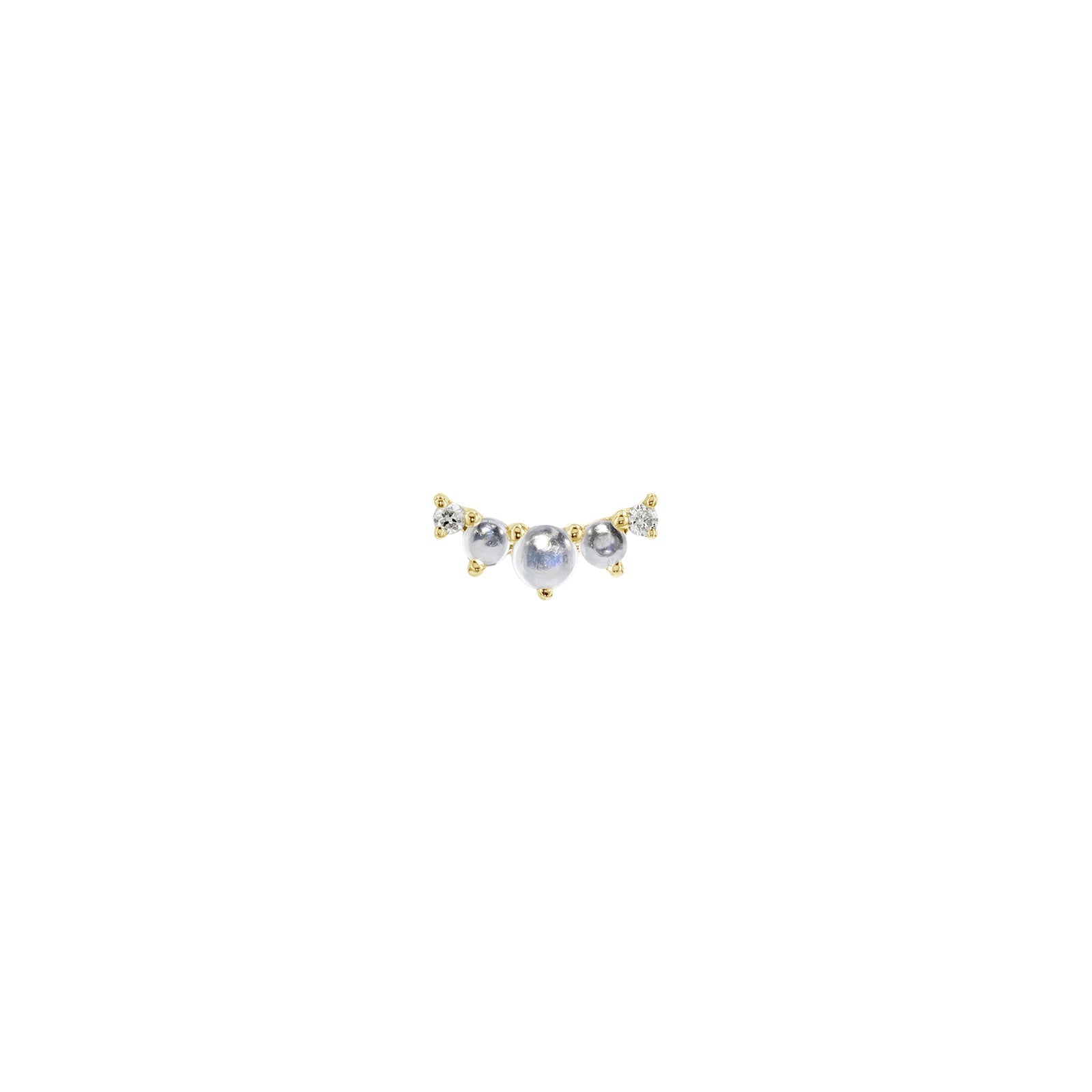 Annette Moonstone Threadless Pin