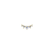 Annette Moonstone Threadless Pin