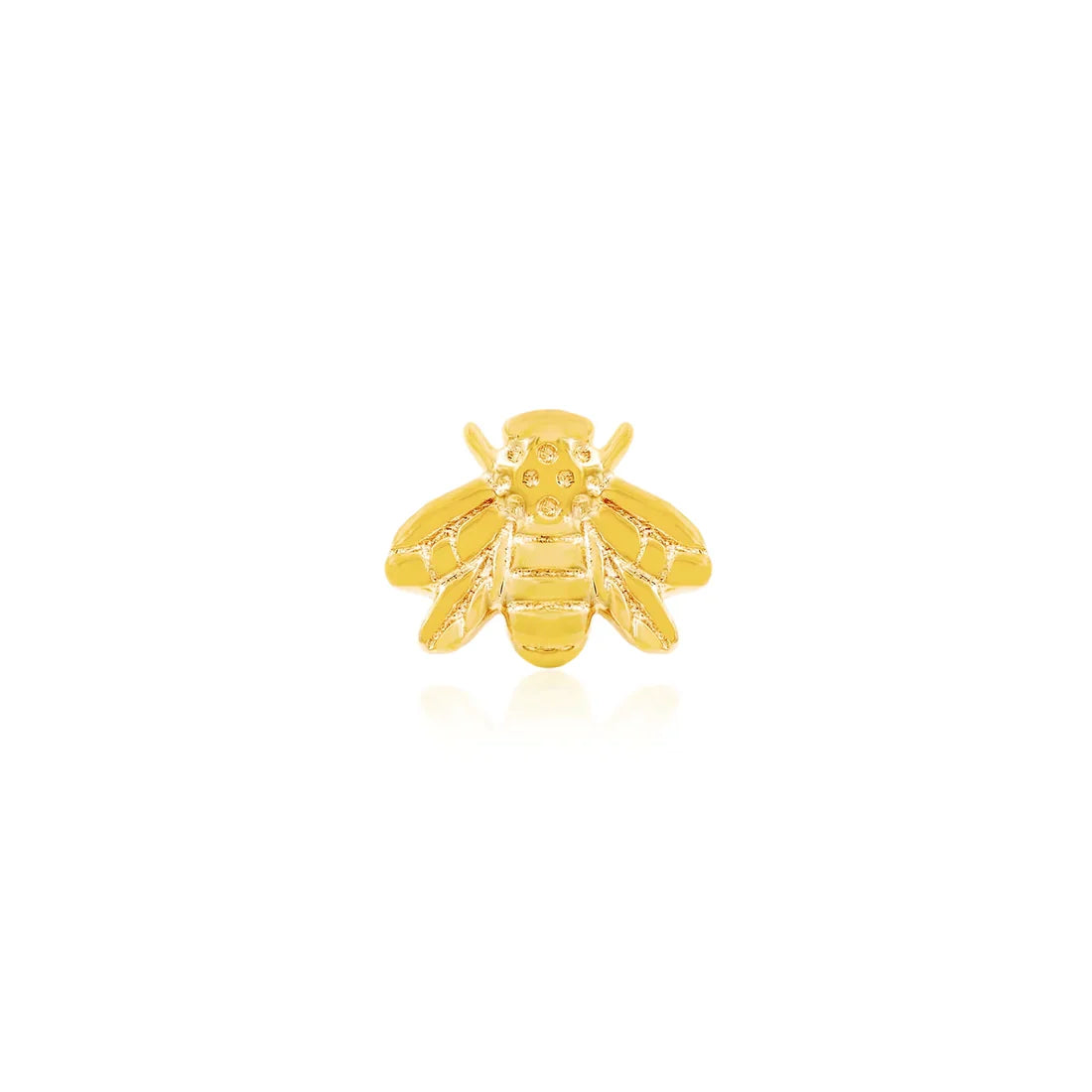 Gold Bee Threadless Pin