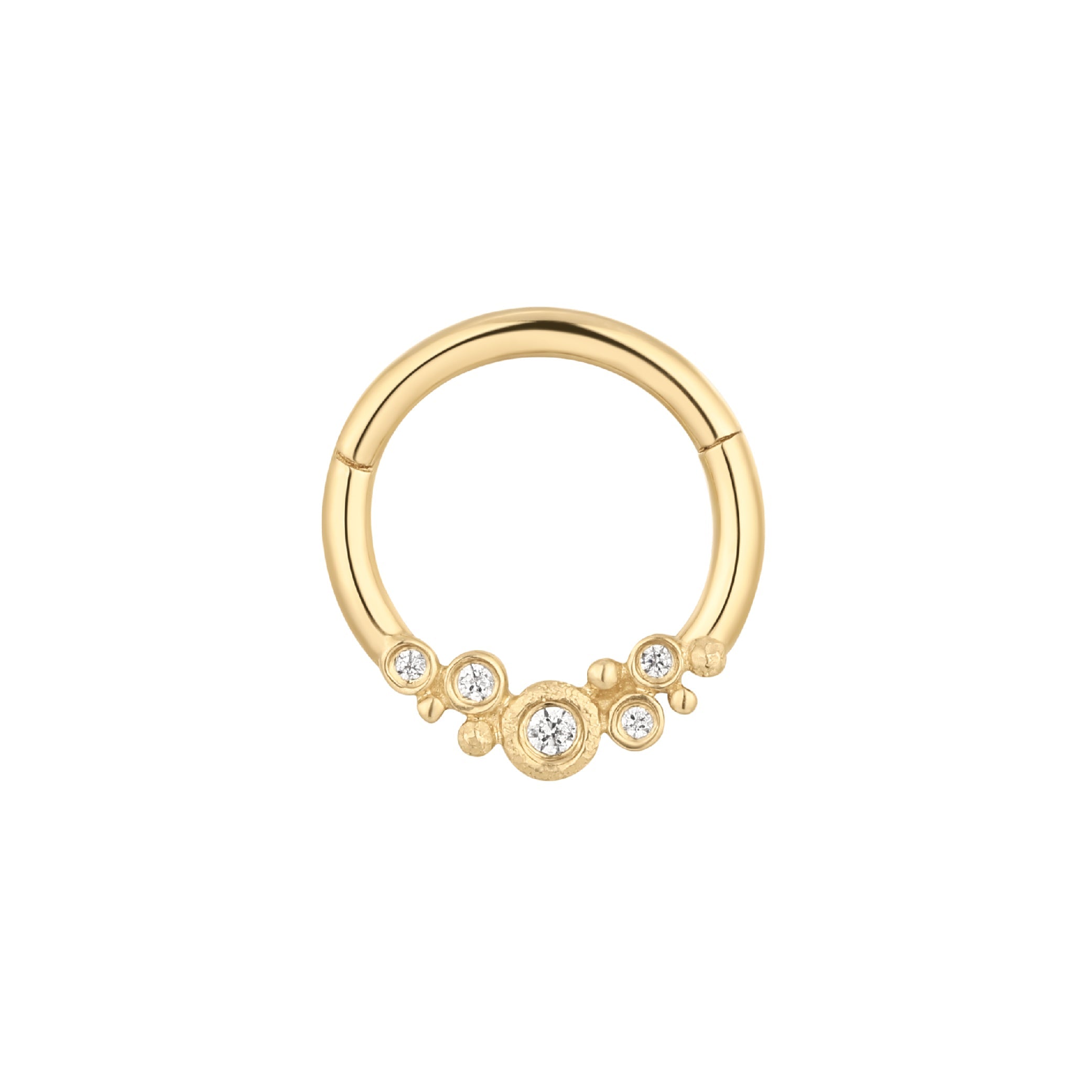 Effervescent CZ Gold Clicker