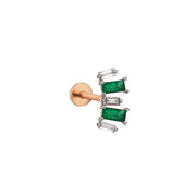 Emerald Mix Threaded Stud