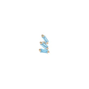 Staxx London Blue Topaz Threadless Pin