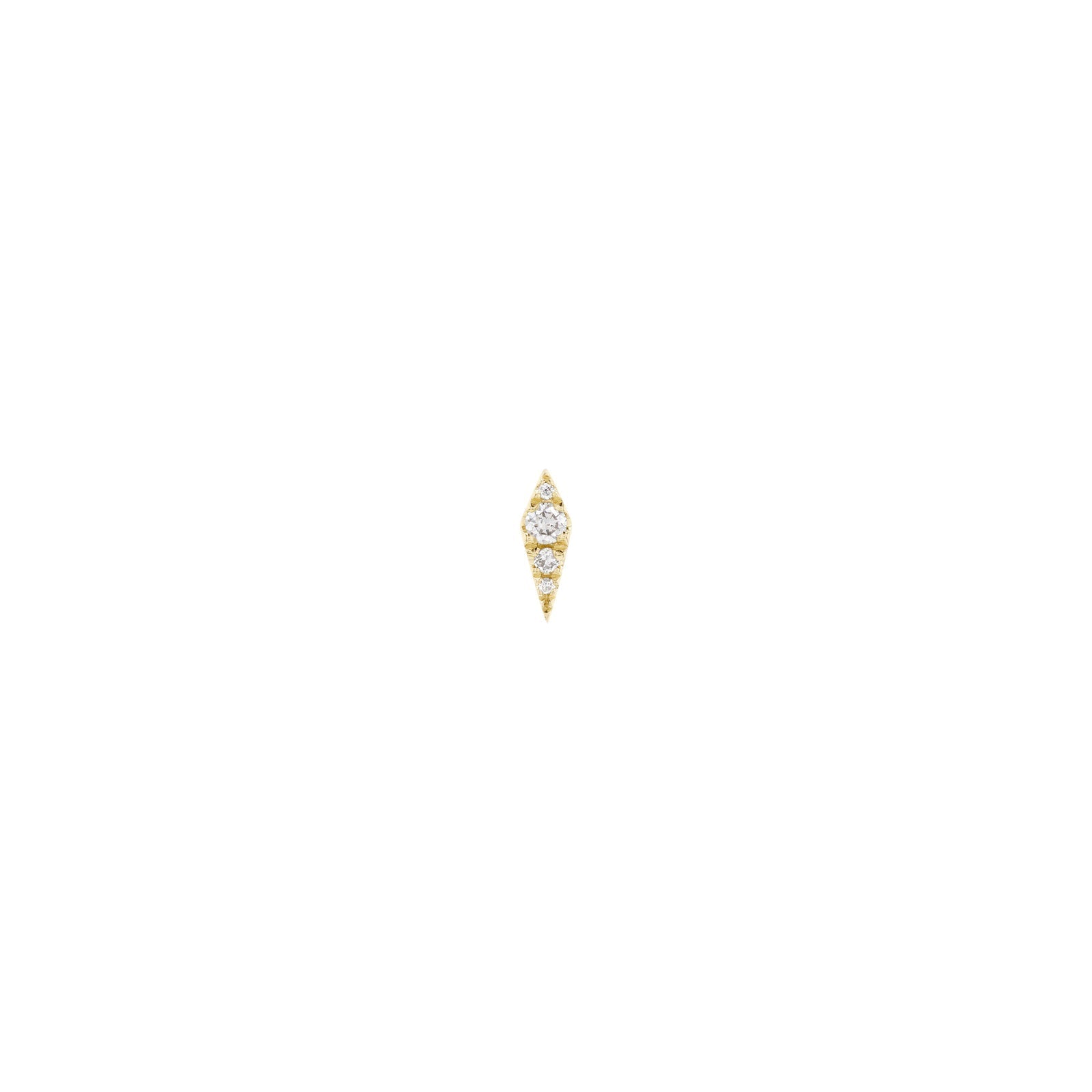 Blade Diamond Threadless Pin