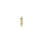 Veronika Diamond Threadless Pin