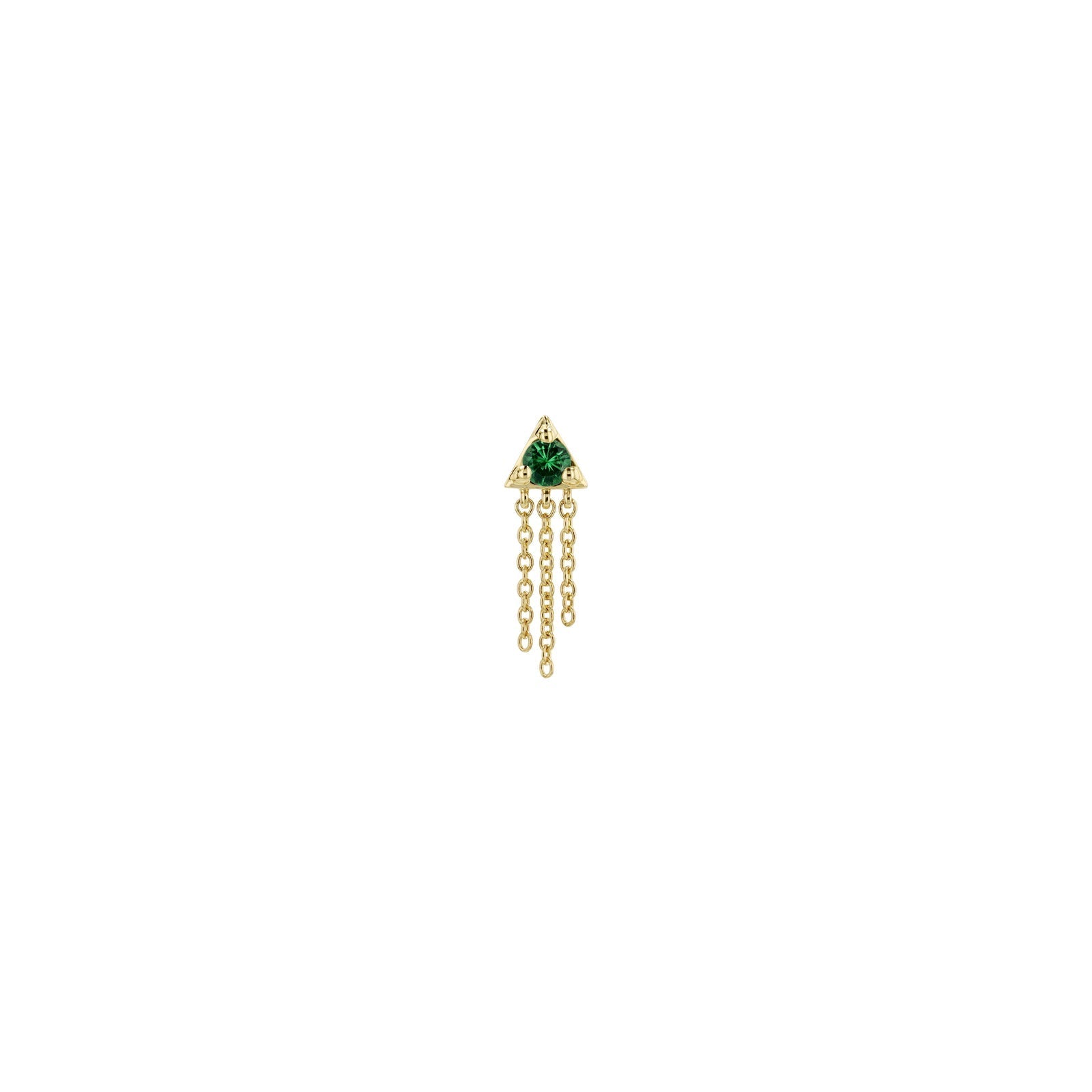 Veronika Tsavorite Garnet Threadless Pin