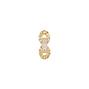 Linked Up CZ Threadless Pin