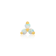 Opal Trinity Threadless Pin