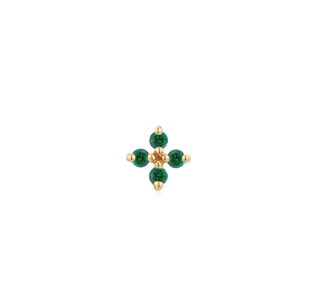 Crux Green Threadless Pin