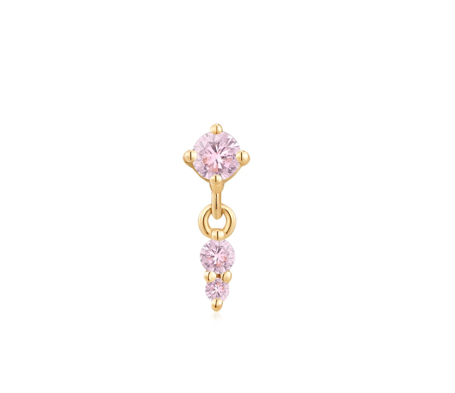 High Noon Light Pink Threadless Pin