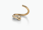 Fixed Gold Ball Ring