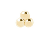 3 Bead Cluster Threadless Pin