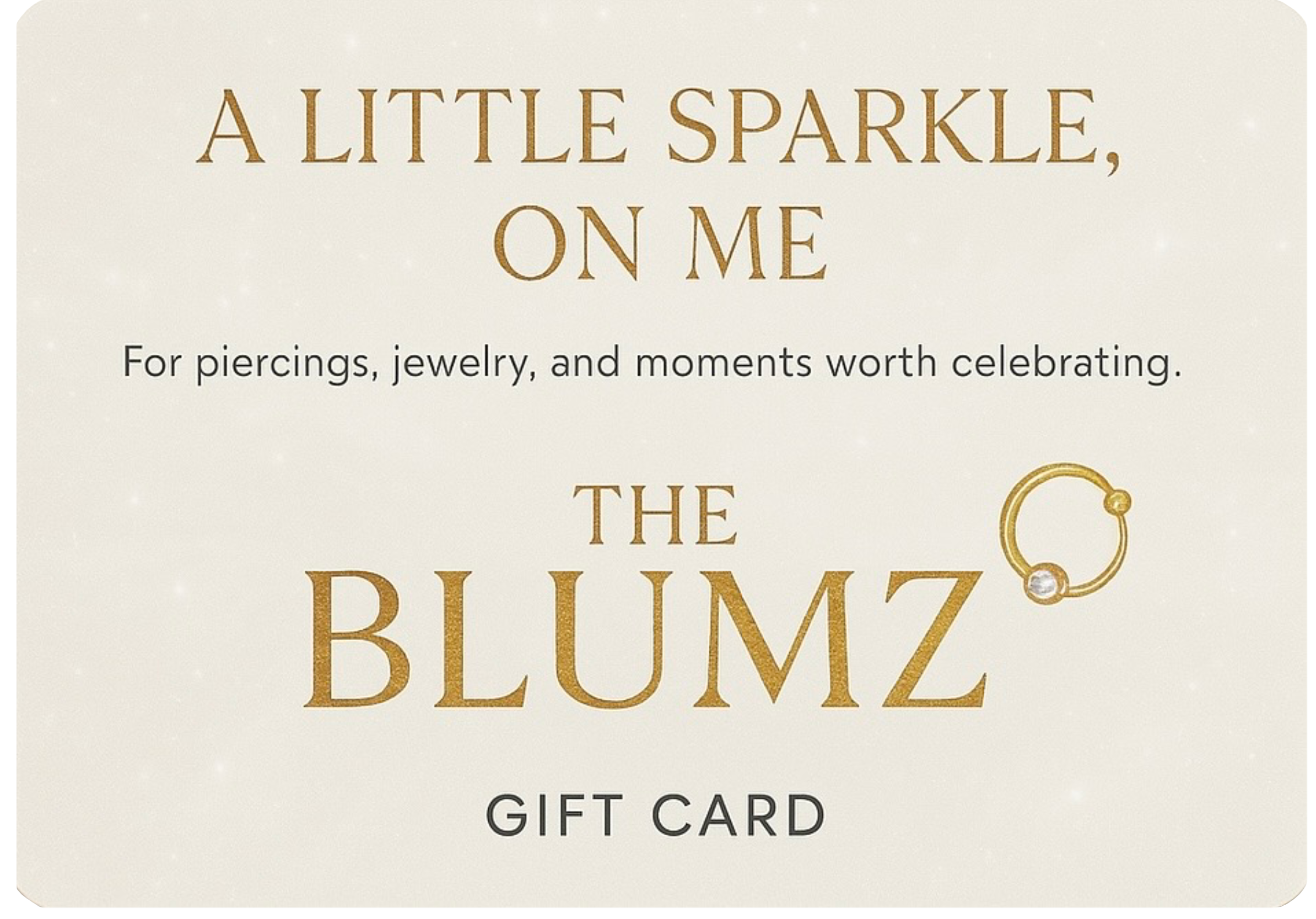 THE BLUMZ GIFT CARD