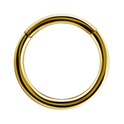Gold Plain Clicker Hoop