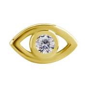 Nova Eye Gold Threadless Pin
