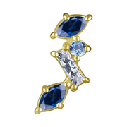 Astraya Gold Threadless Pin