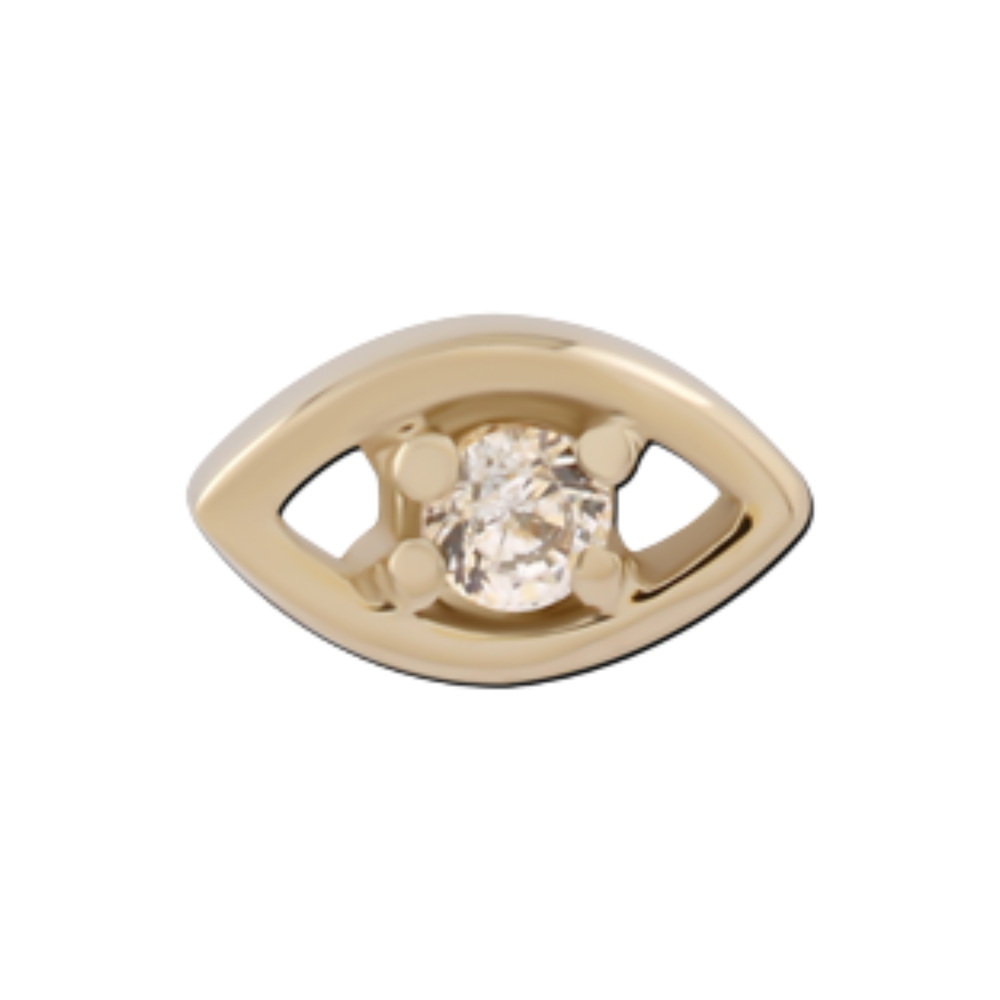 NAZAR LUXE GOLD THREADLESS PIN