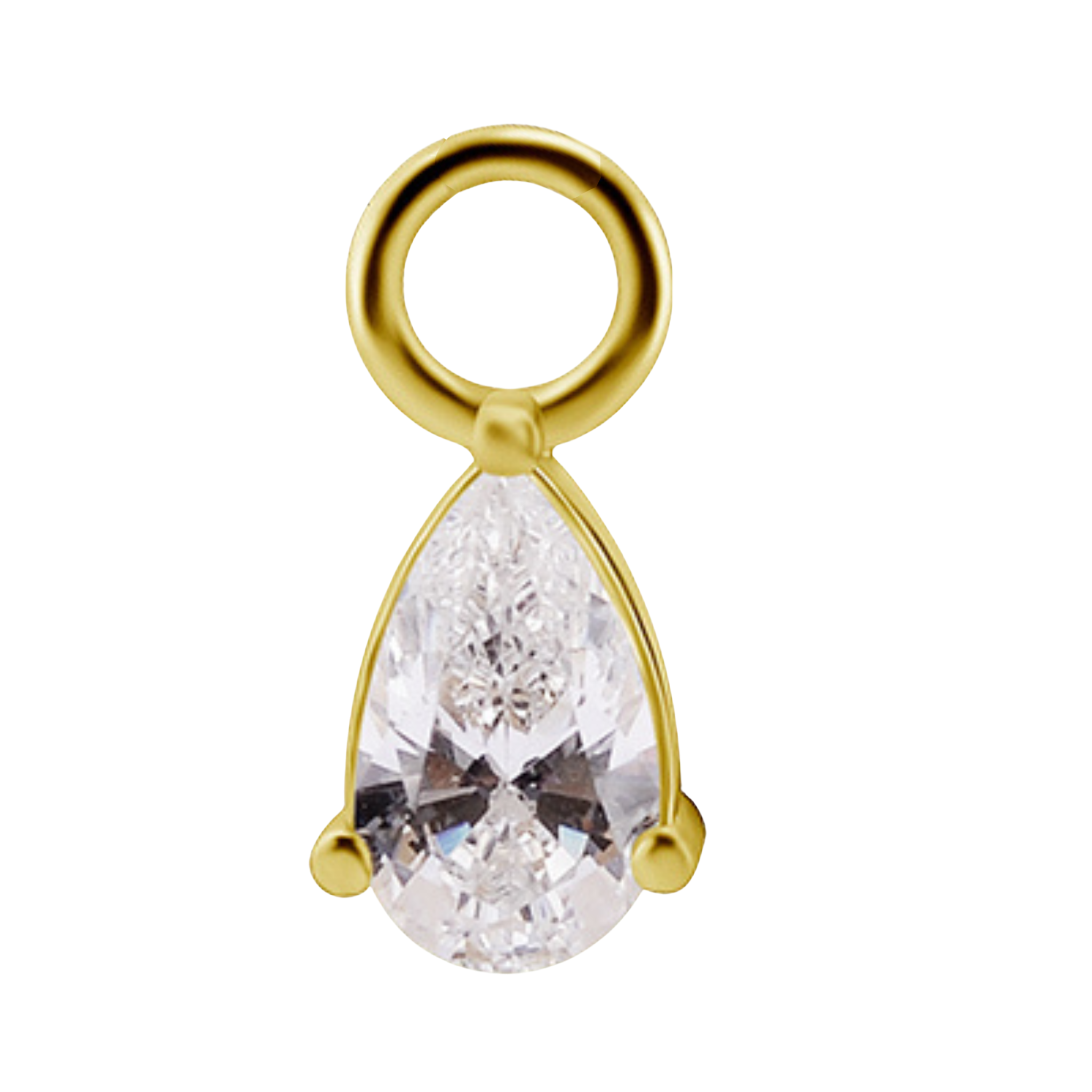 Lumière Gold Drop Charm