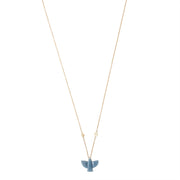 Baby Blue Opal Thunderbird Necklace