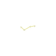 Astera 4 Diamond Threadless Pin