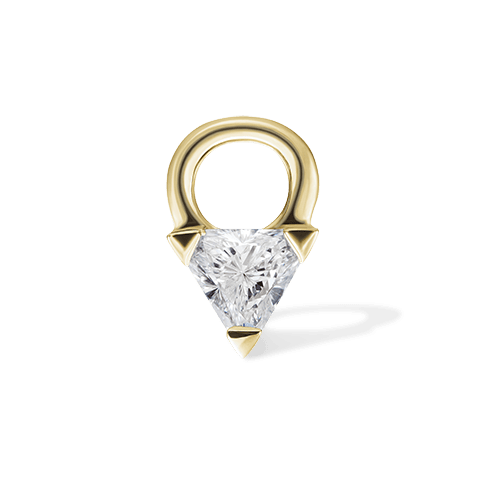 Diamond Triangle Charm