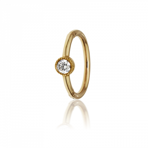 8mm Scalloped Diamond Clicker
