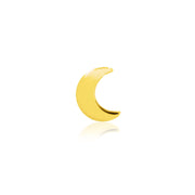 Gold Moon Threadless Pin