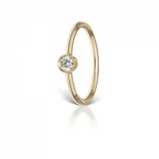 9.5mm Scalloped Diamond Clicker