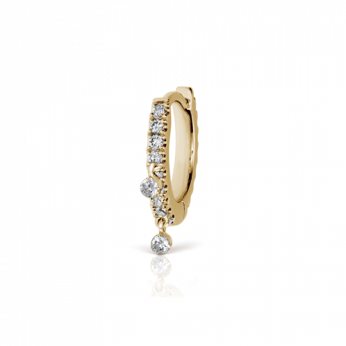 6.5mm Diamond Eternity with 2 Dangles