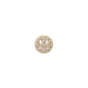 Smiley Stone Threadless Pin