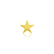 Gold Star Threadless Pin