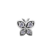 Papillon Threadless Pin