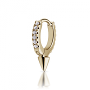 6.5mm Single Short Spike Diamond Eternity Clicker