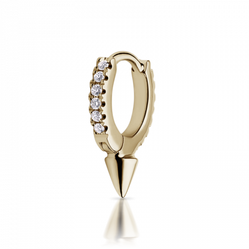 6.5mm Single Short Spike Diamond Eternity Clicker
