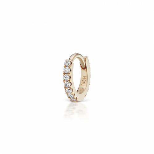 5mm Diamond Eternity Hoop Earring