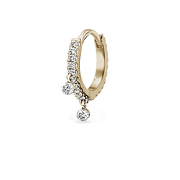 8mm Diamond Eternity with 2 Dangles
