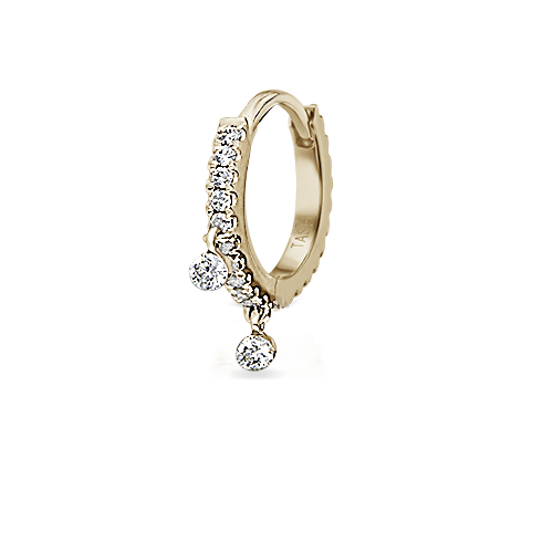 8mm Diamond Eternity with 2 Dangles