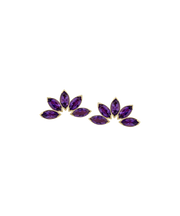 Marquise Fan With 5 Stones - Mini