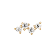 Celestine Diamond Threadless Pin