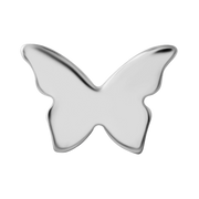 PLAIN BUTTERFLY TITANIUM THREADLESS PIN